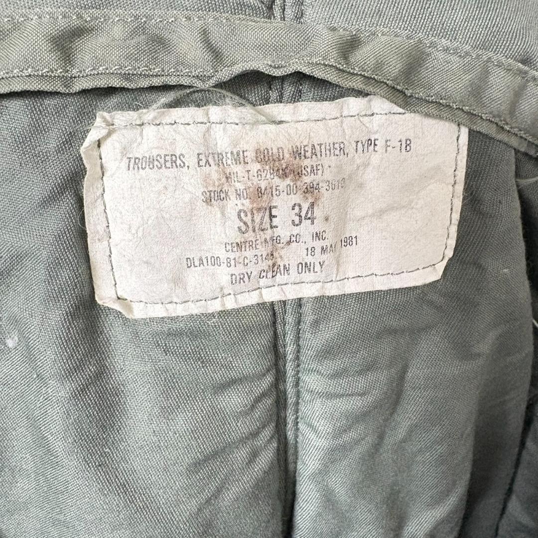 81s U.S.AIRFORCE 米軍 実物 F-1B フライトパンツ