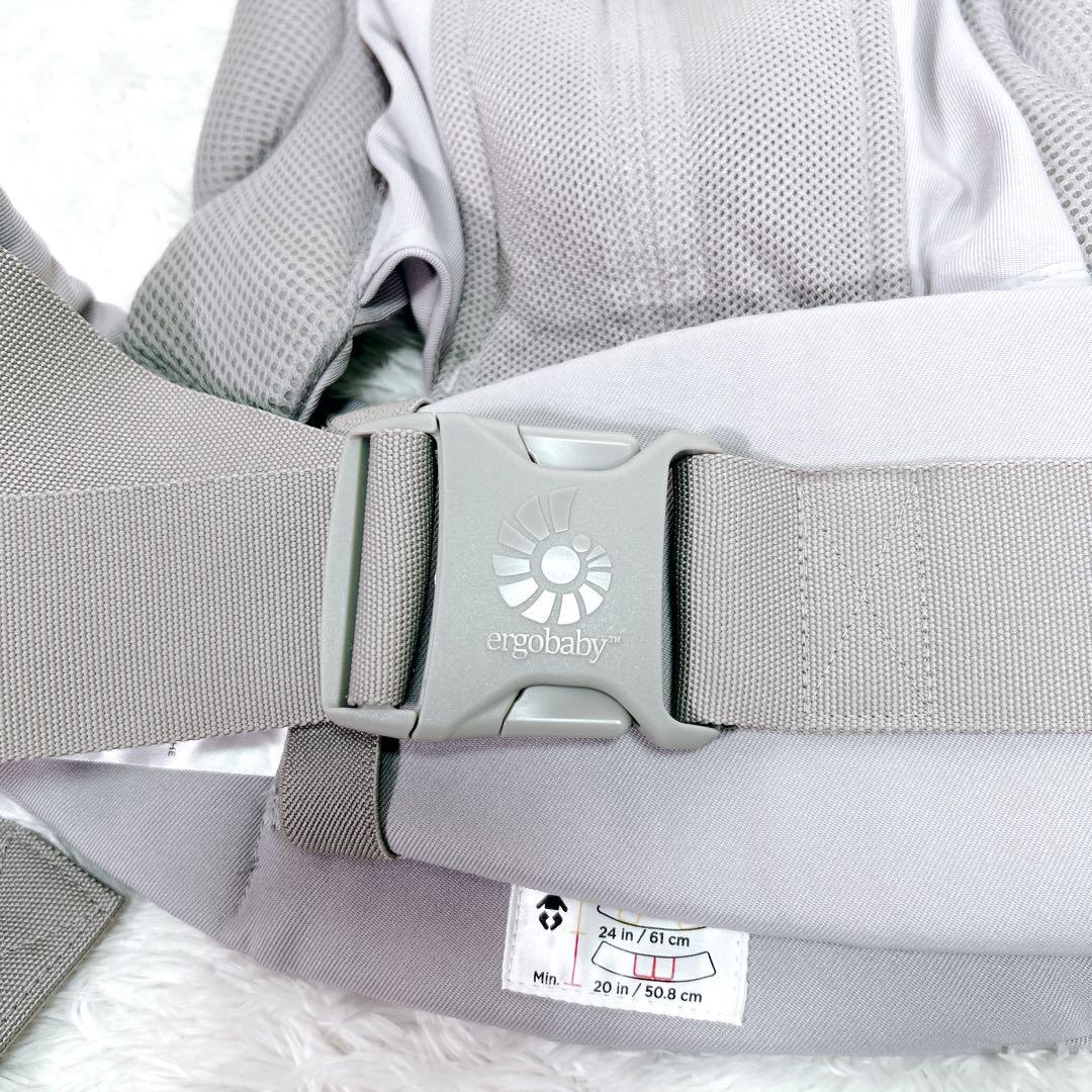 【美品】エルゴベビー 抱っこ紐 オムニ360 クールエア　グレー 箱 説明書付