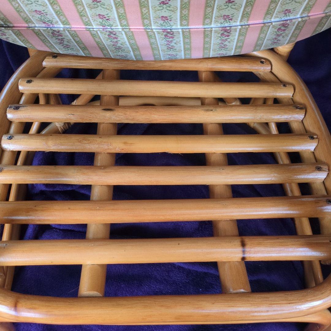 ラタンチェア　ローチェア　籐製　ラタン製　ラタン　チェア　2脚