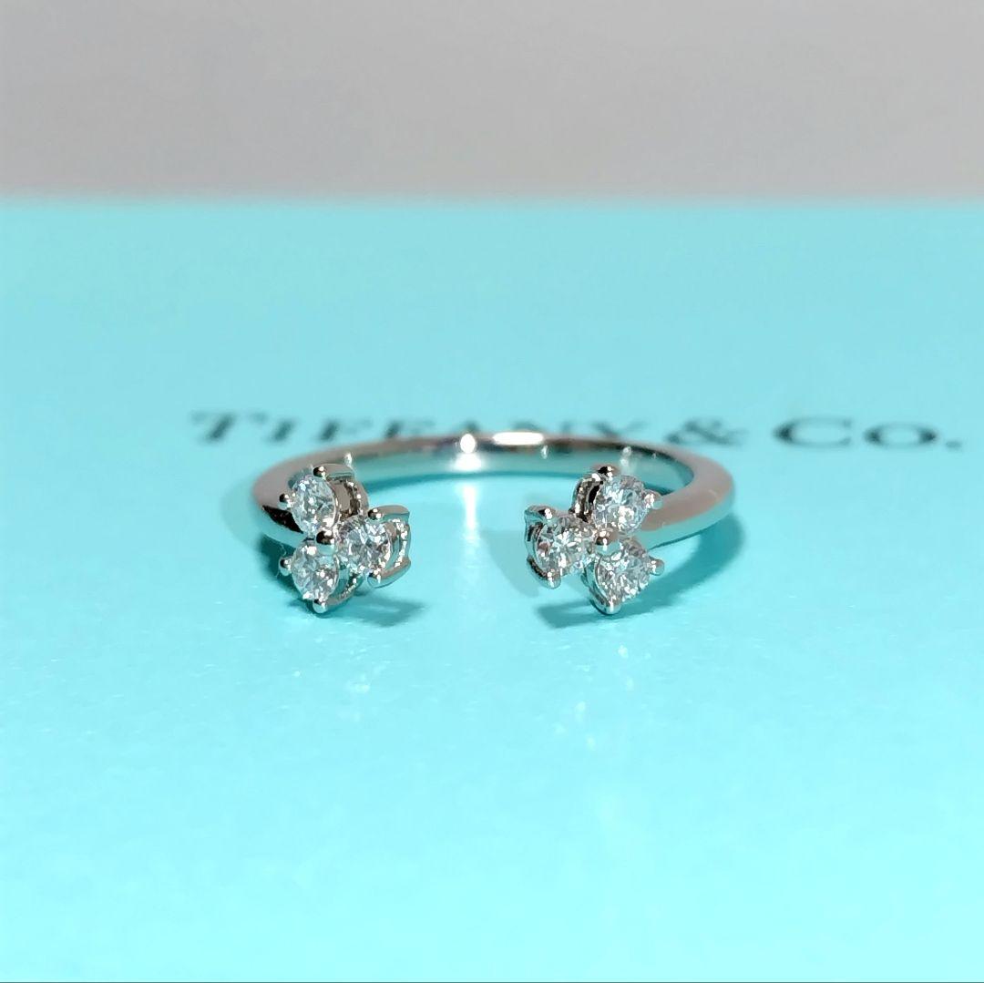 TIFFANY ティファニー Pt950 アリア 2P リング