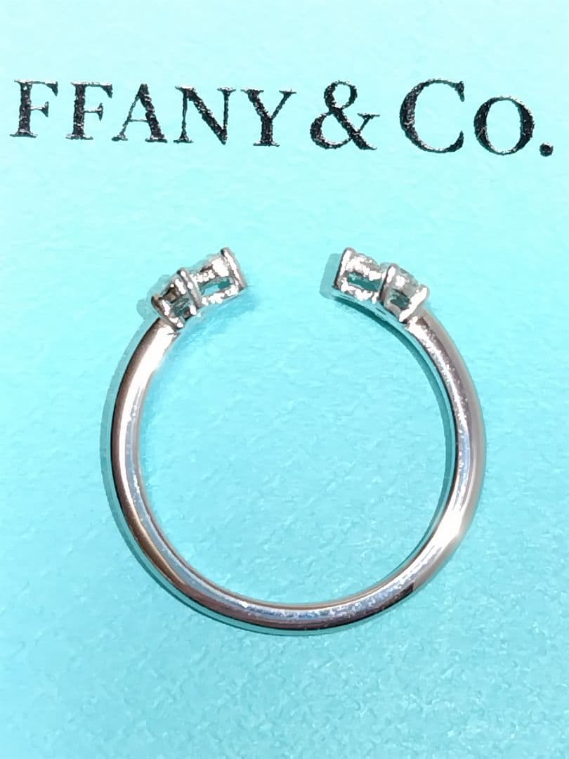 TIFFANY ティファニー Pt950 アリア 2P リング