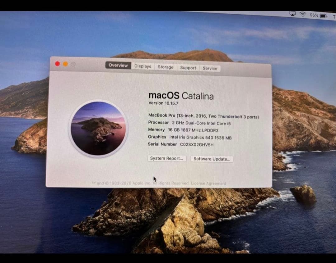 MacBook Pro 13 A1708 16GB SSD256 美品