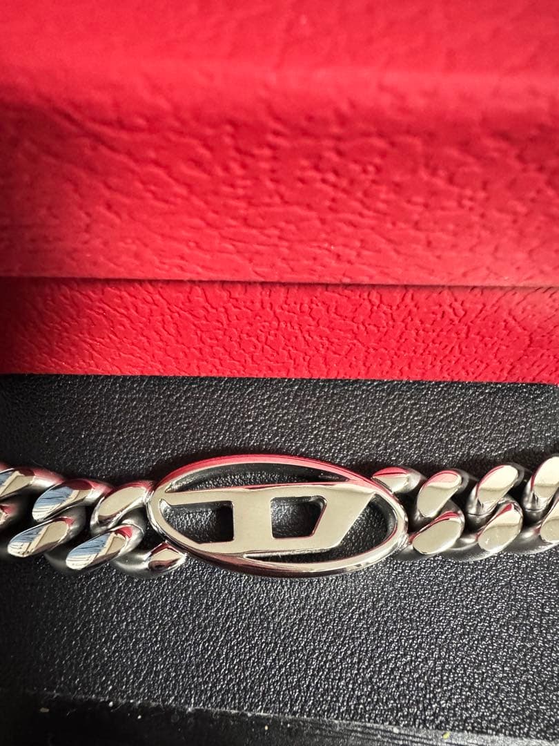 DIESEL シルバー チェーンネックレス 新品