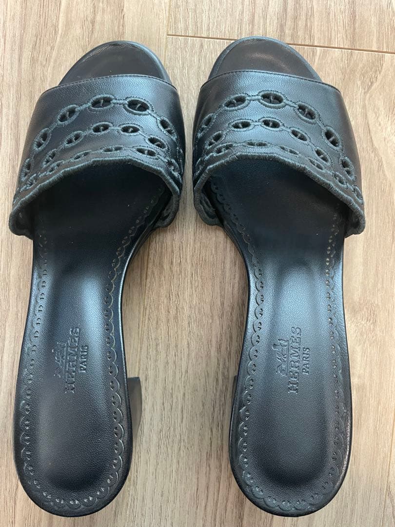 HERMES エルメス　ミュール　サンダル　グラディス　37