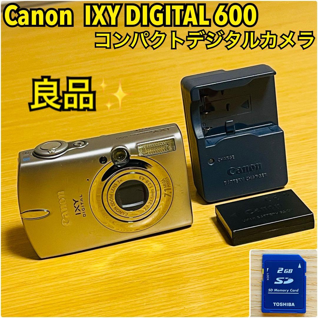 【良品】Canon IXY DIGITAL 600 コンパクトデジタルカメラ