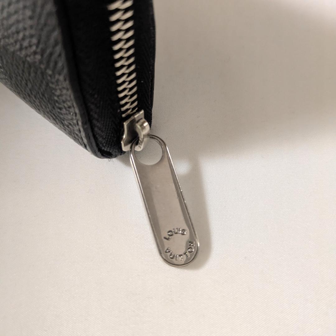 美品★ルイヴィトン ダミエ グラフィット ケース ミニ財布 ジッピー