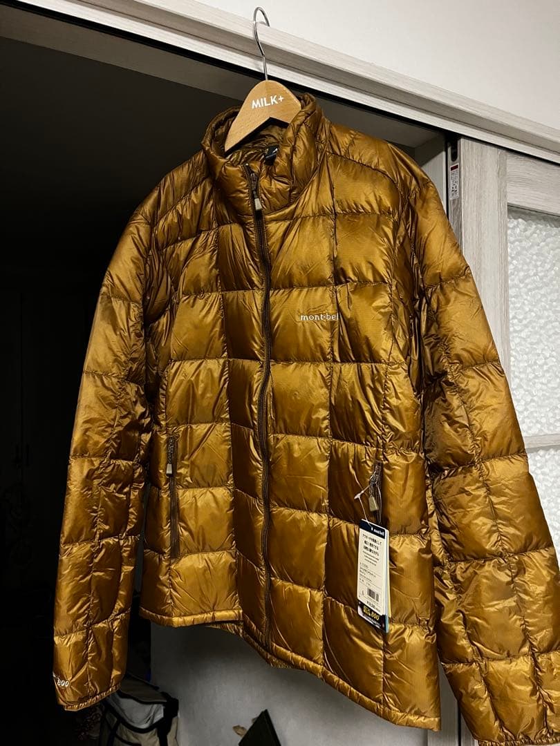 mont-bell スペリオダウンジャケット　ブラウン Ｌ　田中シェンさん着用