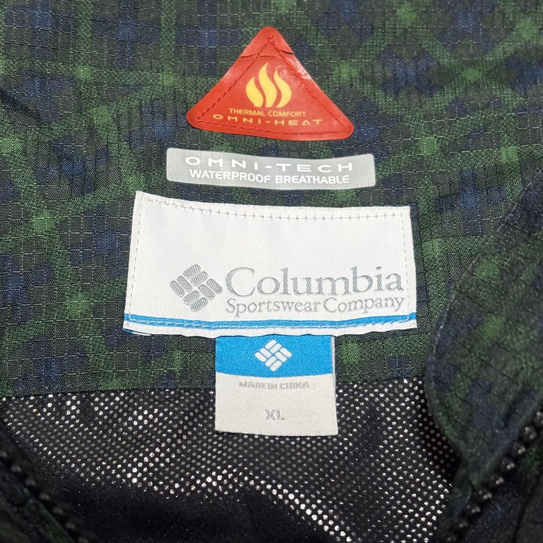 Columbia チェック柄 防水スノーウェア上下セット　メンズ　コロンビア
