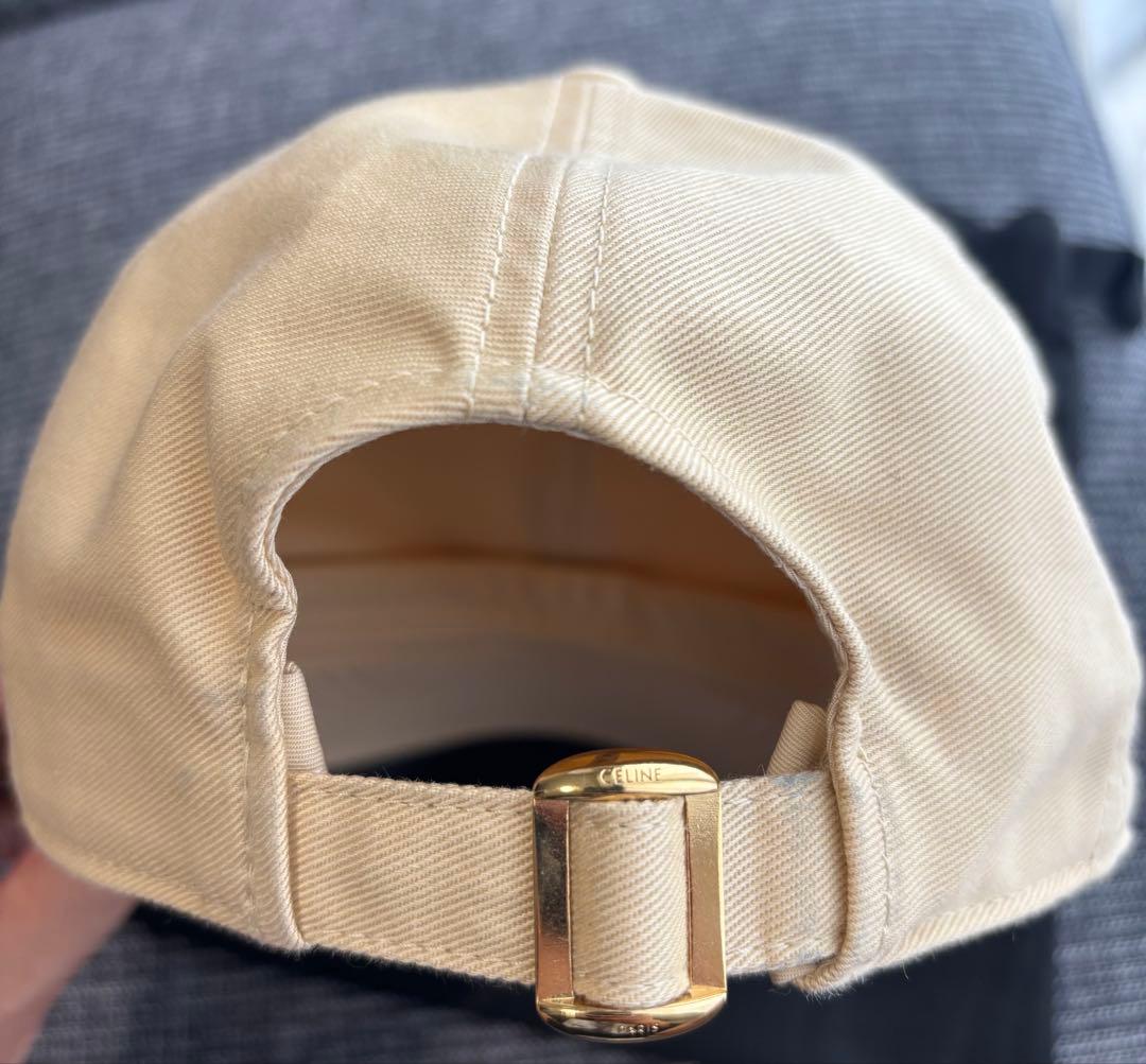 CELINE TRIOMPHE BASEBALL CAP 限定品　美品