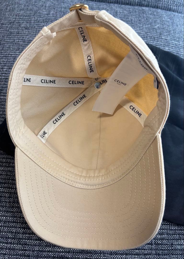 CELINE TRIOMPHE BASEBALL CAP 限定品　美品