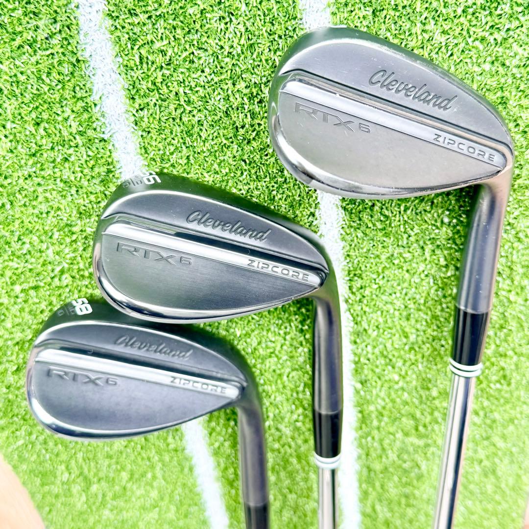 ⭐️クリーブランド RTX6 ZIPCORE ブラックサテン ウェッジ 3本