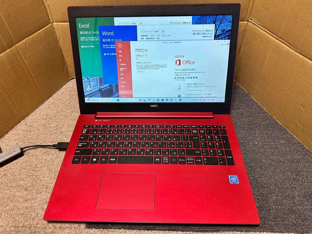 すぐ使用可能： NEC PC-NS150KAR Win11 SSD Office