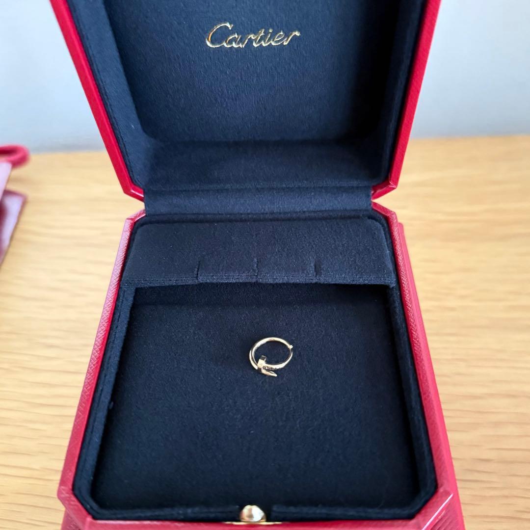 【値下げ不可】Cartier カルティエ ジュスト アンクル シングルピアスYG