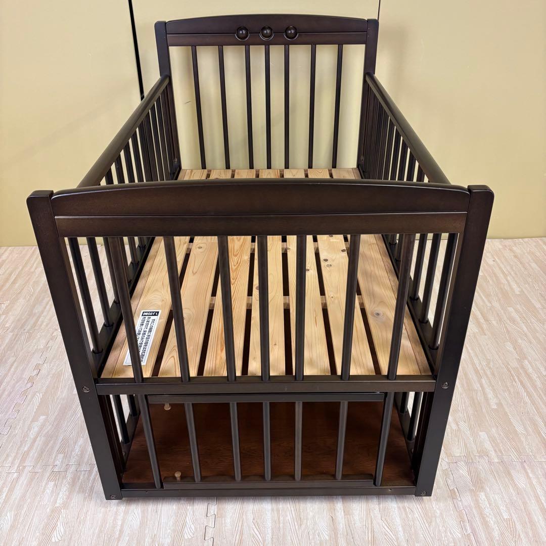 ☆すのこ床板☆　美品　日本製　サワベビー　デュアルスライドベッド　ティアラDX