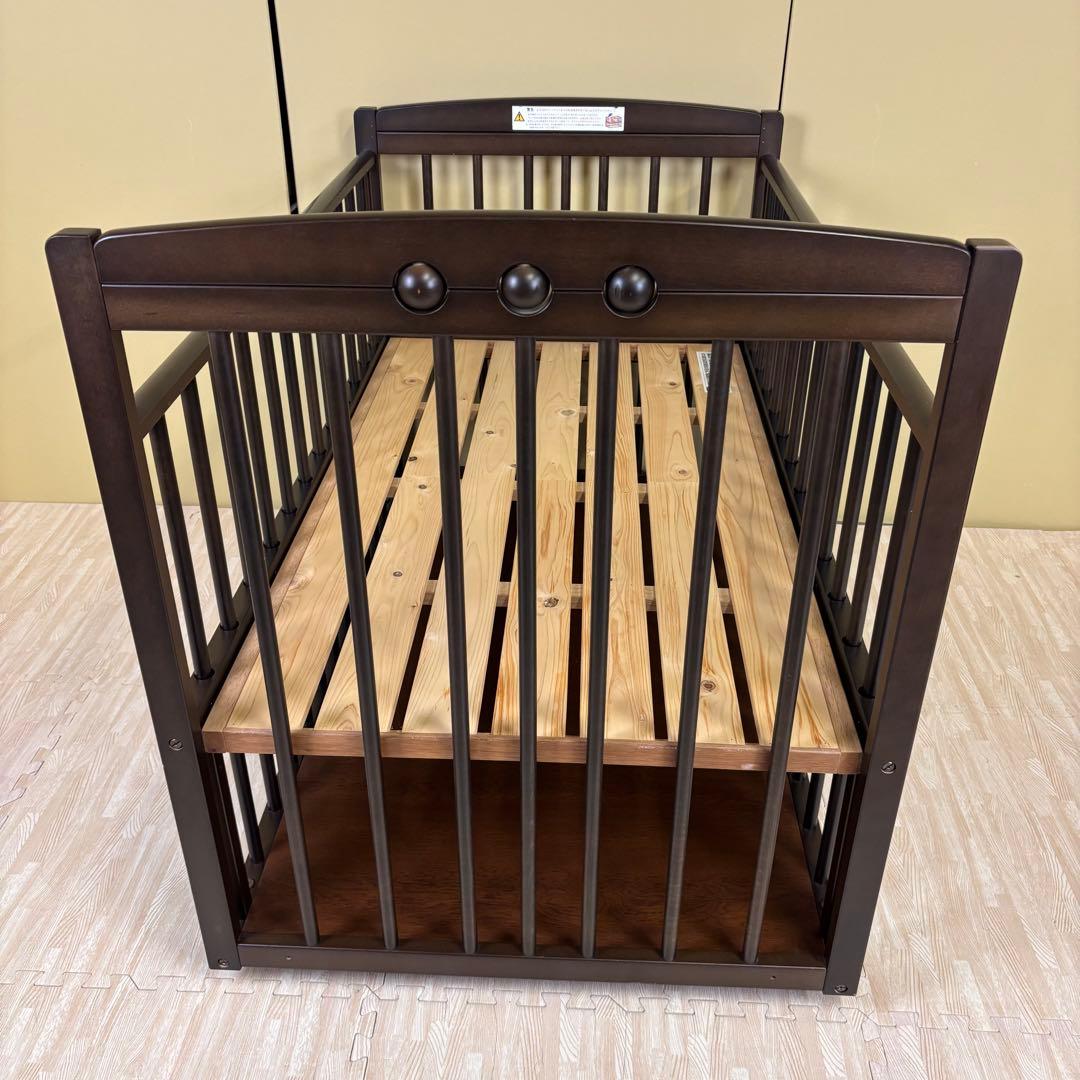 ☆すのこ床板☆　美品　日本製　サワベビー　デュアルスライドベッド　ティアラDX