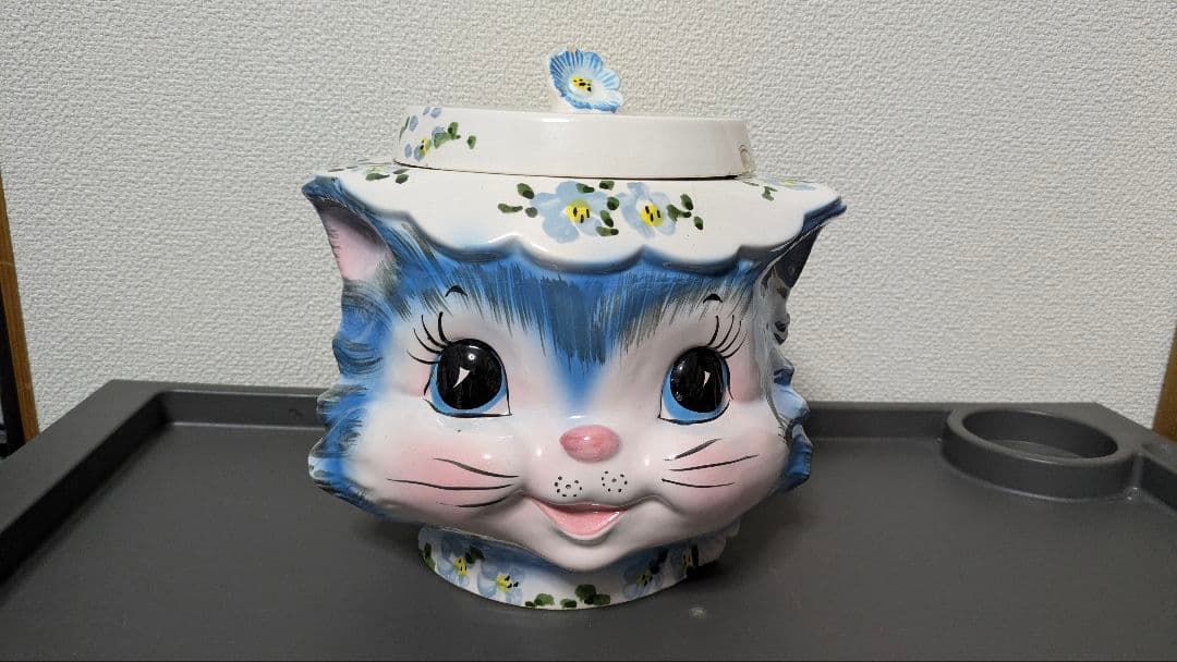その他 Lefton Miss Priss Kitty CatCookieJar