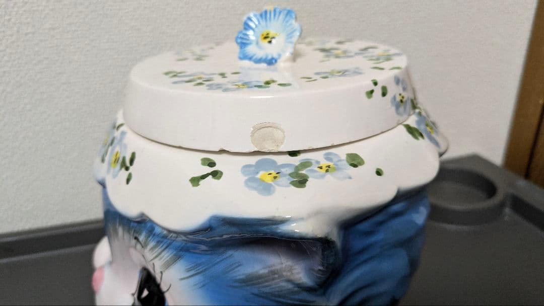 その他 Lefton Miss Priss Kitty CatCookieJar