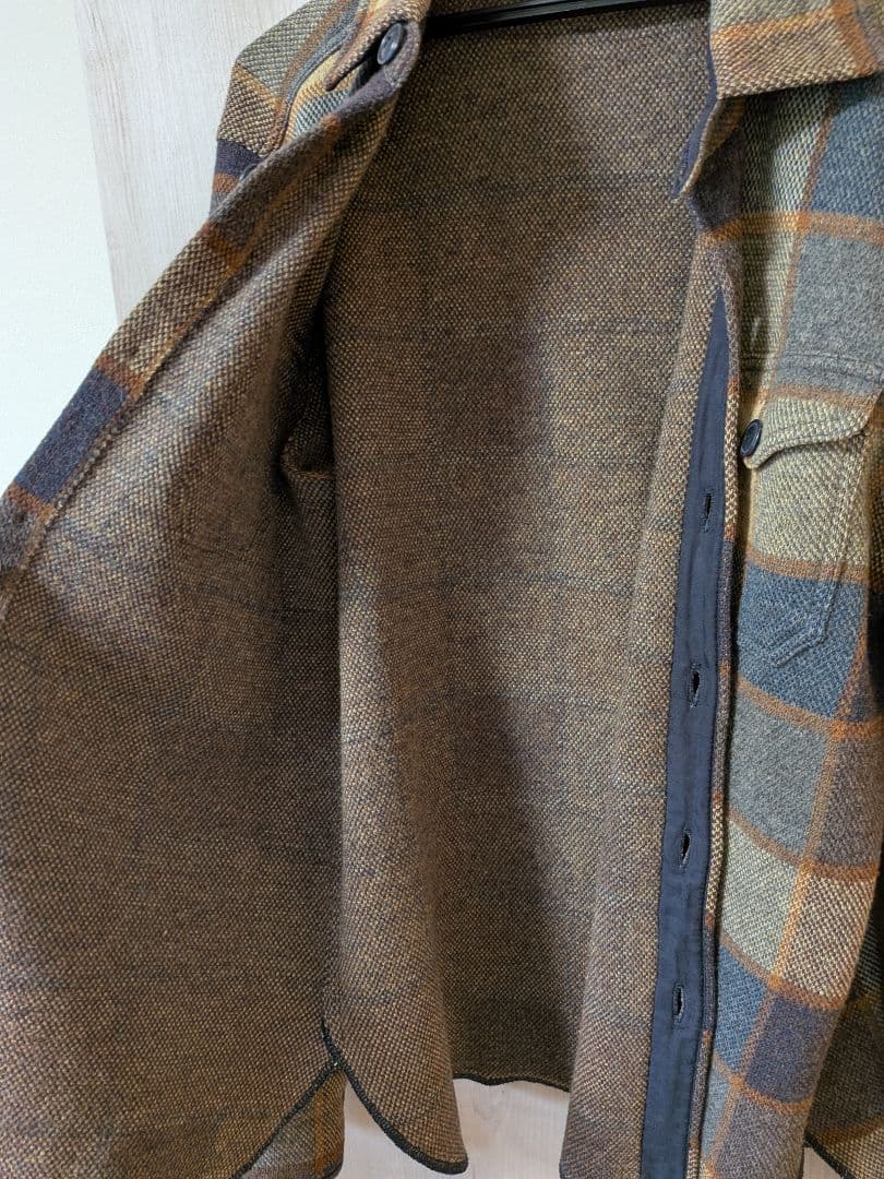 RRLウール混紡 カシミヤシャツジャケット