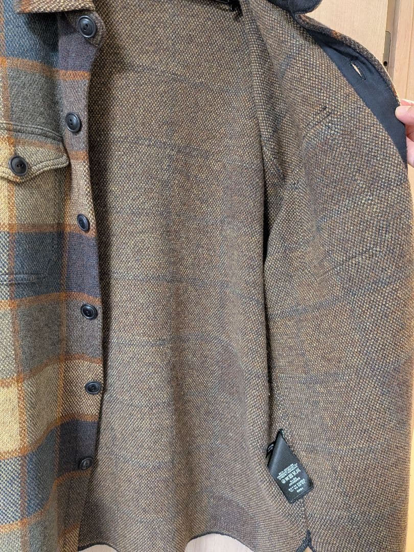 RRLウール混紡 カシミヤシャツジャケット