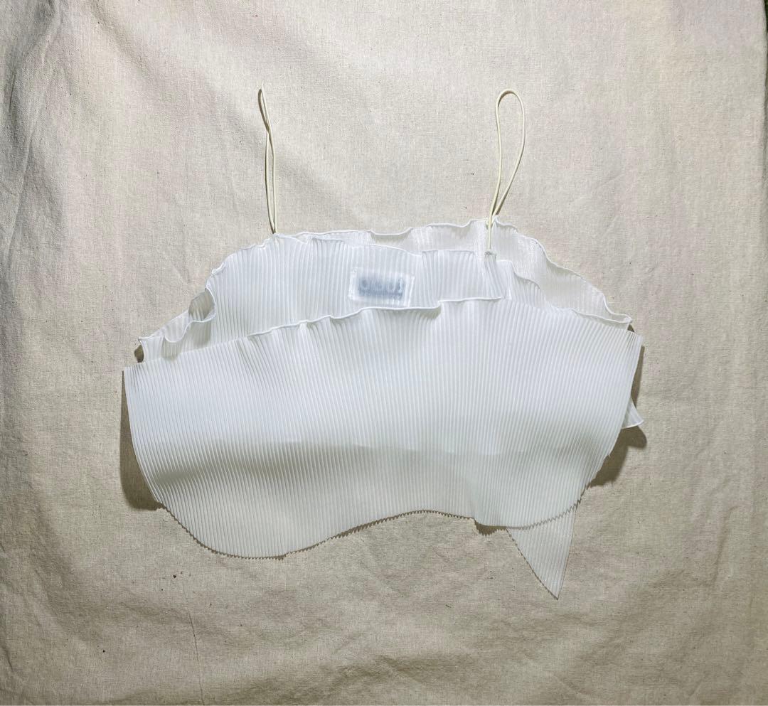 トップス kotohayokozawa todo Sheer Short Camisole