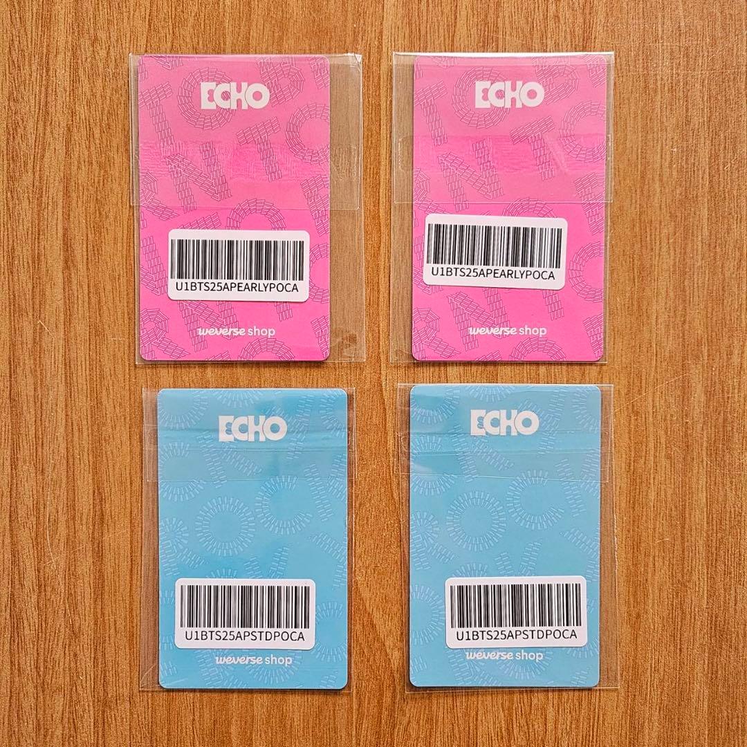 アーリーバード特典 BTS ジン Echo 未公開トレカ ミラー バッジ