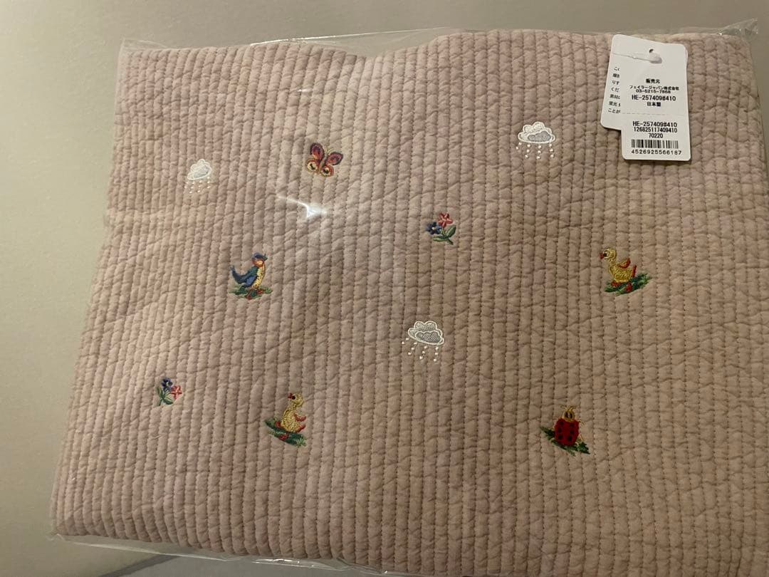 新品未使用ピオヌンナルフェイラー　刺繍入りベージュトートバッグ