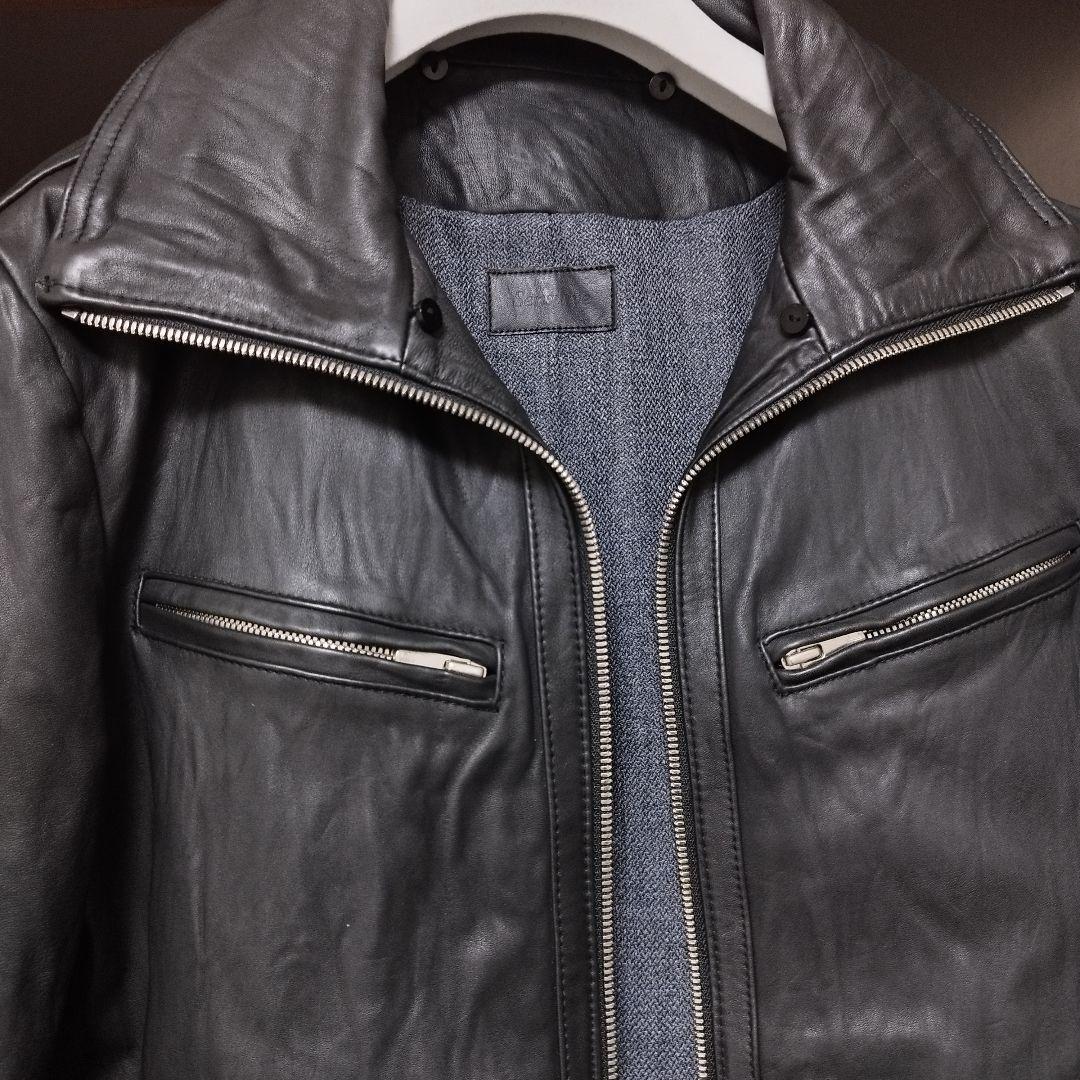 希少ホースレザー 本格派 レザージャケット ブラック M 馬革