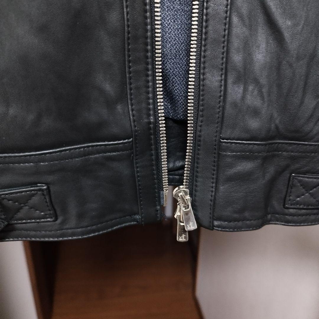 希少ホースレザー 本格派 レザージャケット ブラック M 馬革