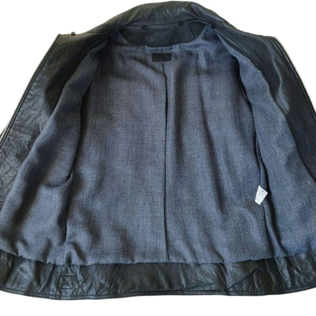 希少ホースレザー 本格派 レザージャケット ブラック M 馬革