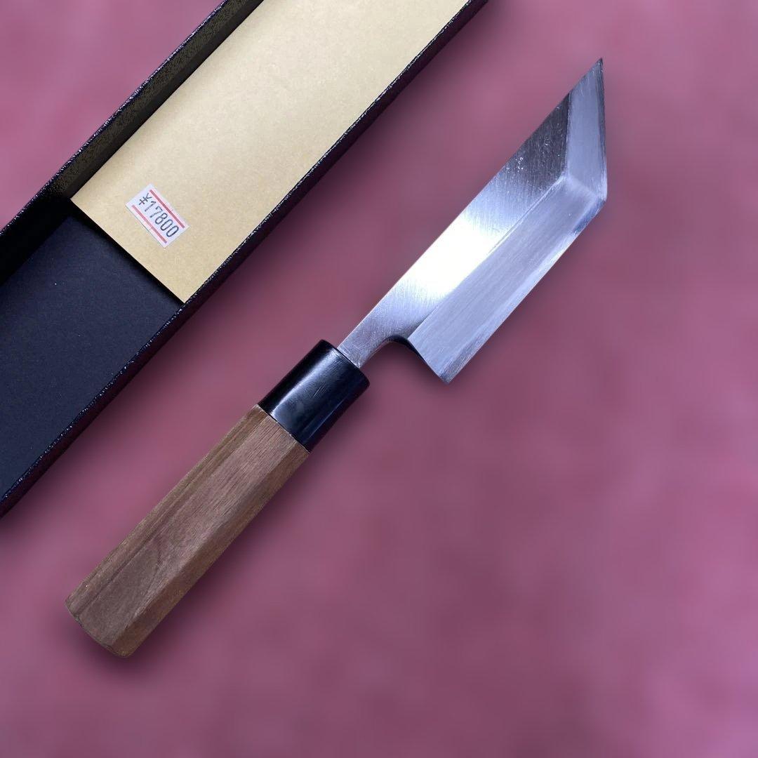 白ニ鋼　うなぎ裂き包丁　120㎜　4寸