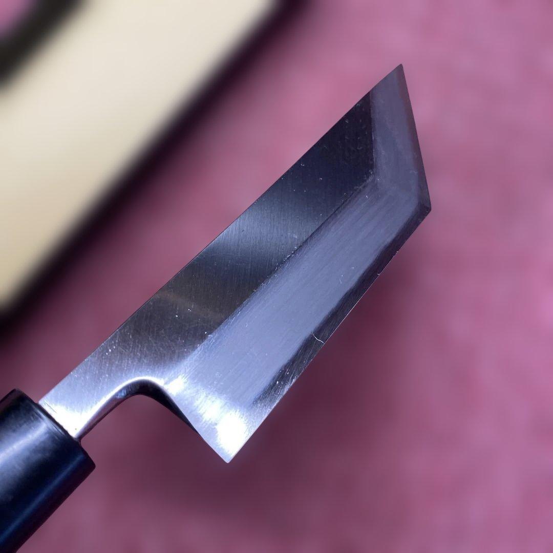 白ニ鋼　うなぎ裂き包丁　120㎜　4寸