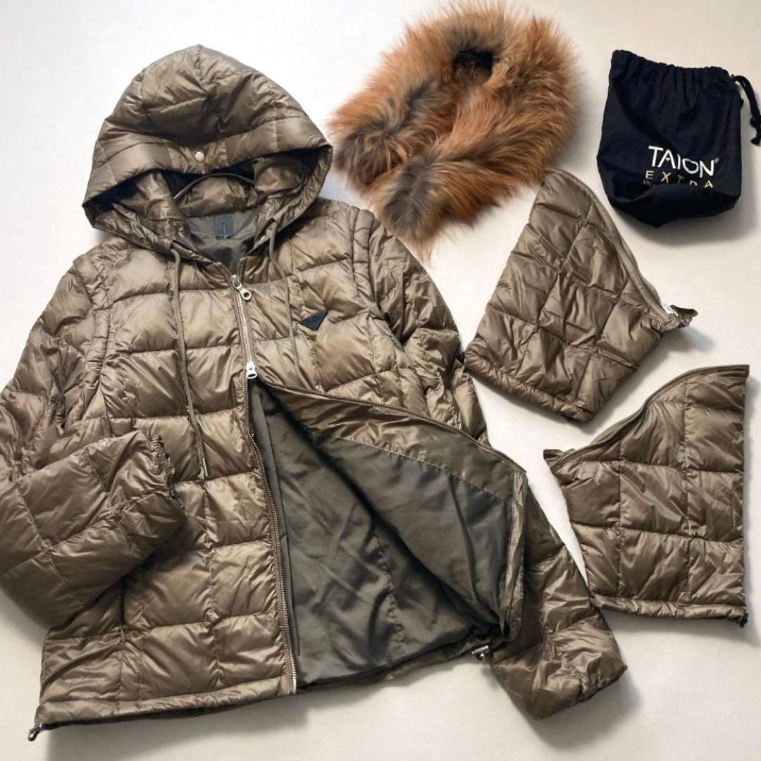 【kelly】TAION EXTRA　3WAYダウンジャケット ファー