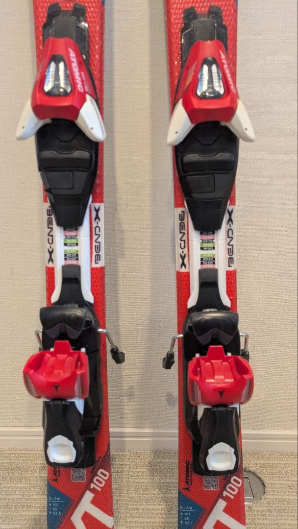 アトミック　100 スキー板 レッド