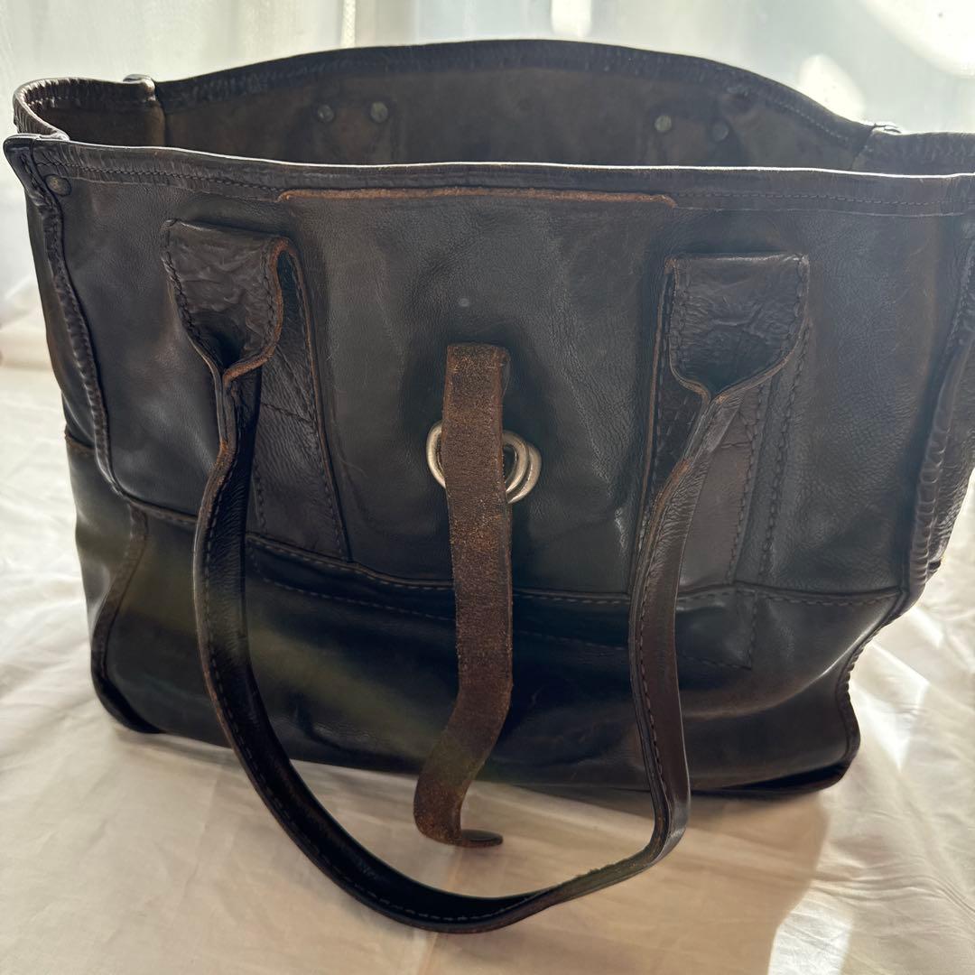RRL レザートートバッグ