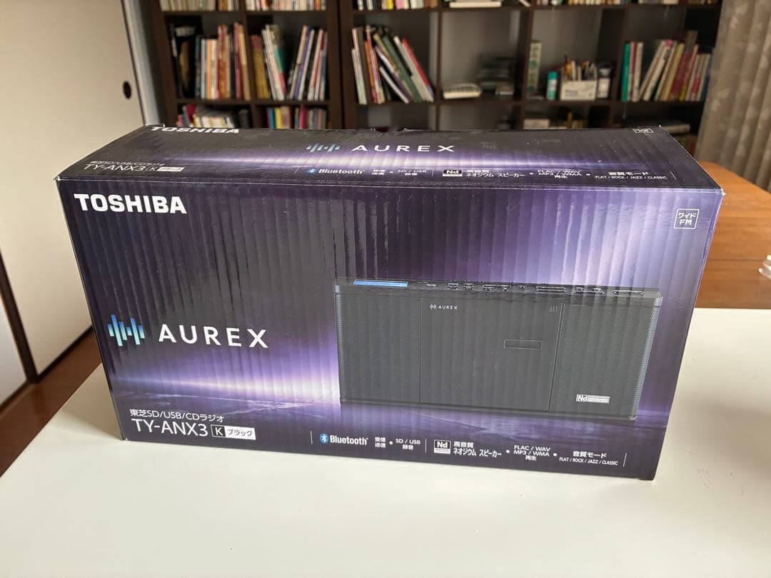 新品TY-ANX3-K ★東芝 TOSHIBA ★SD/USB/CD★Aurex