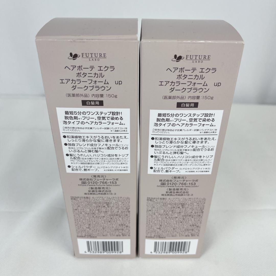 新品・未使用品☘️ ヘアボーテ エクラ ボタニカルエアカラーフォーム 2本