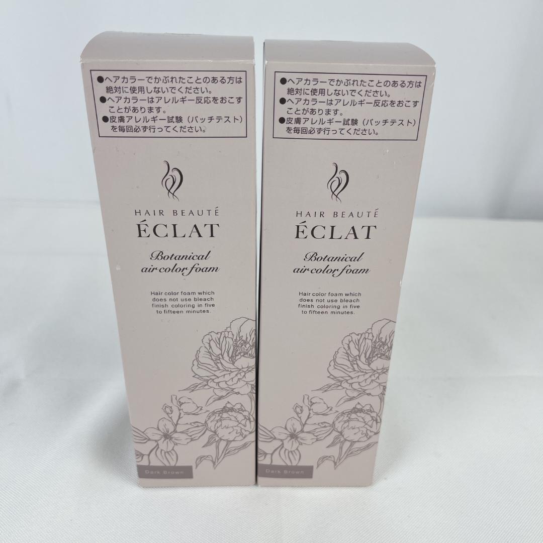 新品・未使用品☘️ ヘアボーテ エクラ ボタニカルエアカラーフォーム 2本