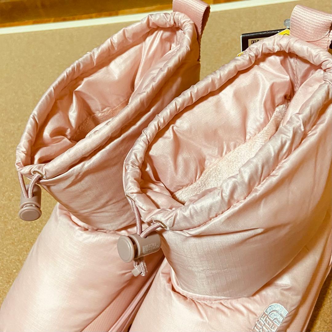 【新品】韓国THE NORTH FACE ペールピンク スノーブーツ　サイズ23