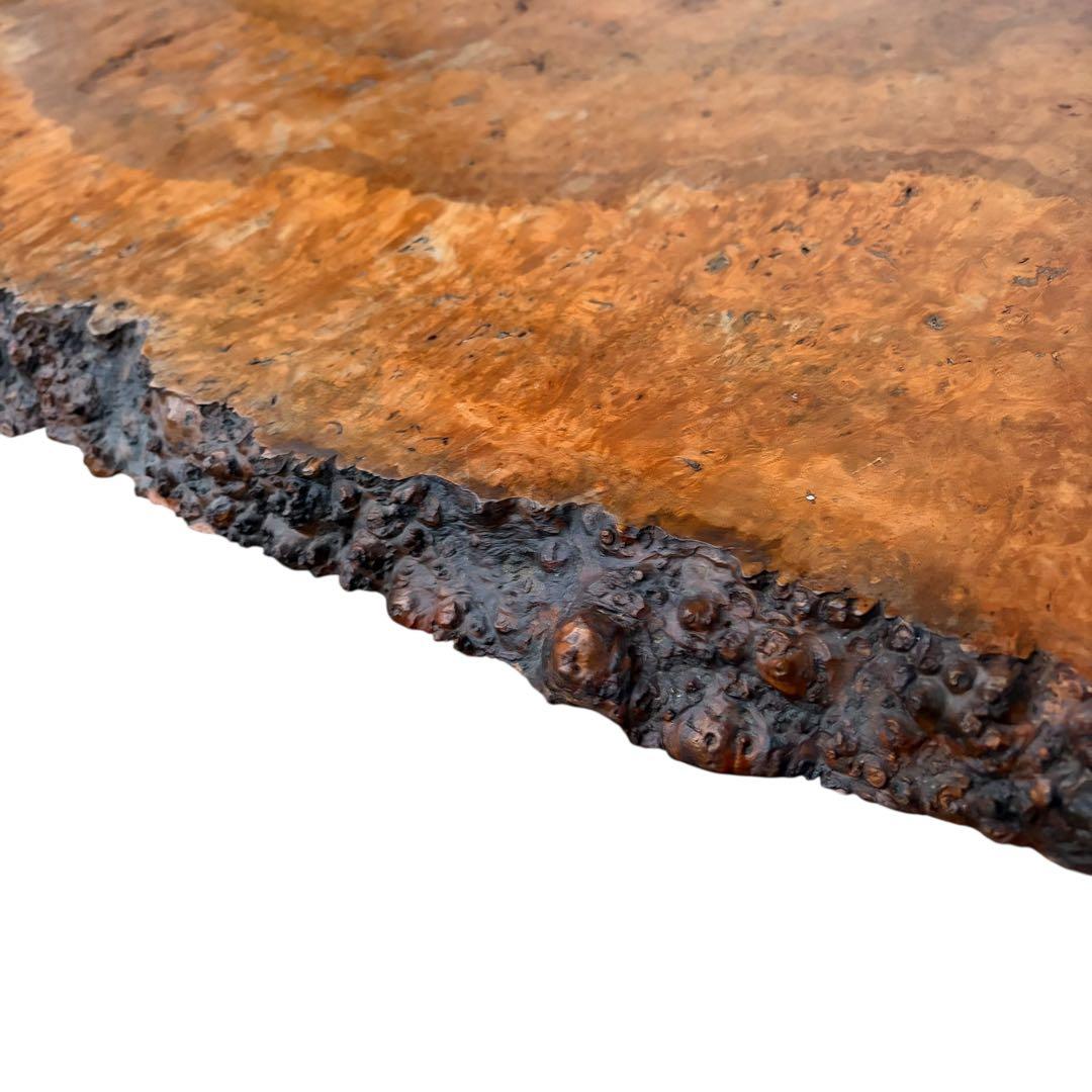【超希少】高級 花梨 瘤杢 座卓 一枚板 天然木 ローテーブル