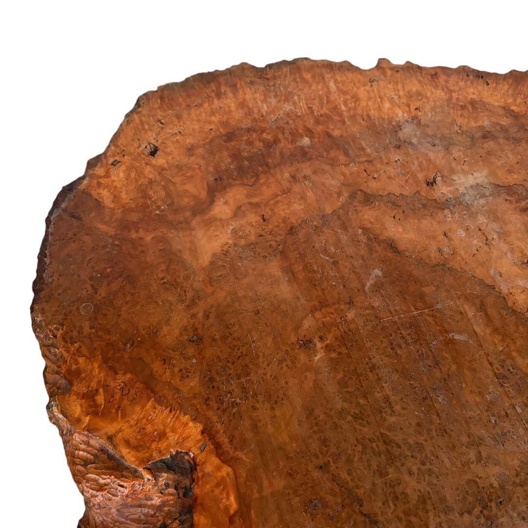 【超希少】高級 花梨 瘤杢 座卓 一枚板 天然木 ローテーブル