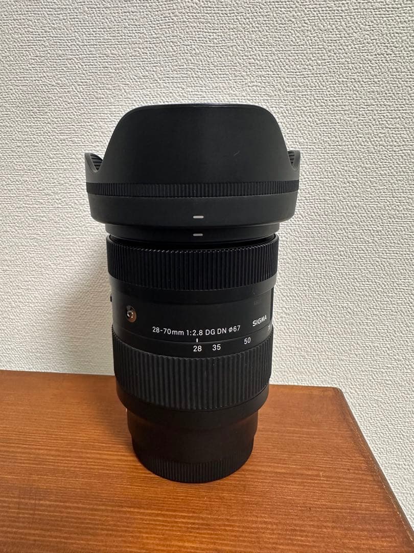 SIGMA28-70mm F2.8 Sony Eマウント用レンズ保護フィルター付