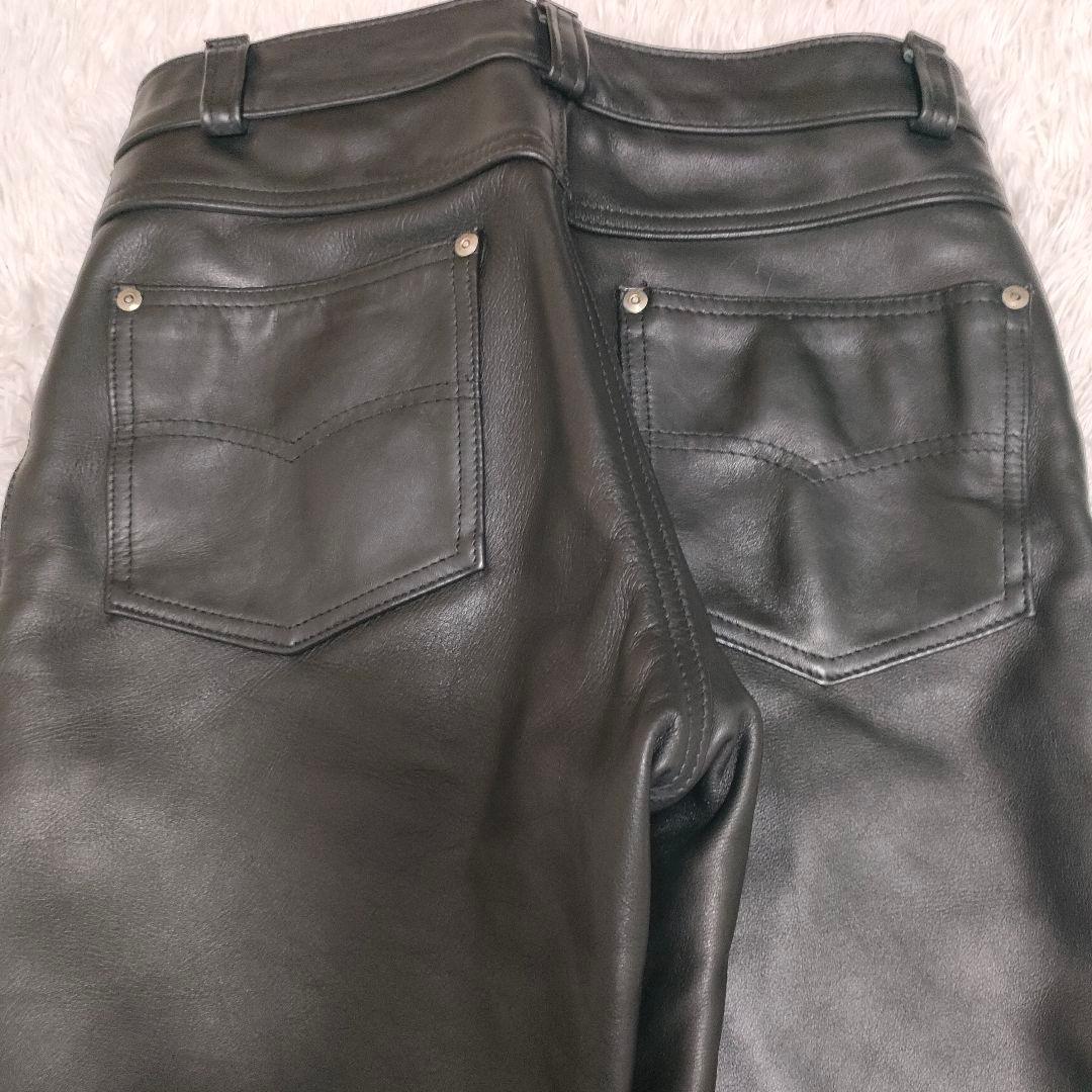 Schott 90s 牛革パンツ ブラック 激レア レザーパンツ