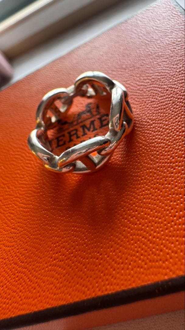 HERMES シェーヌダンクル リング　美品
