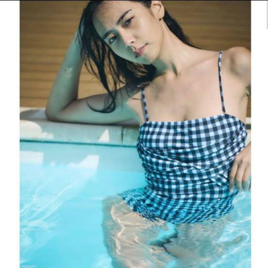 MIKOMORIギンガムチェック ワンピース