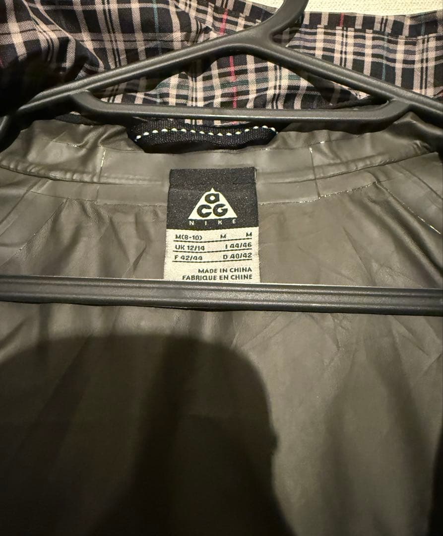 NIKE ACG チェック柄 ナイロンジャケット 90s