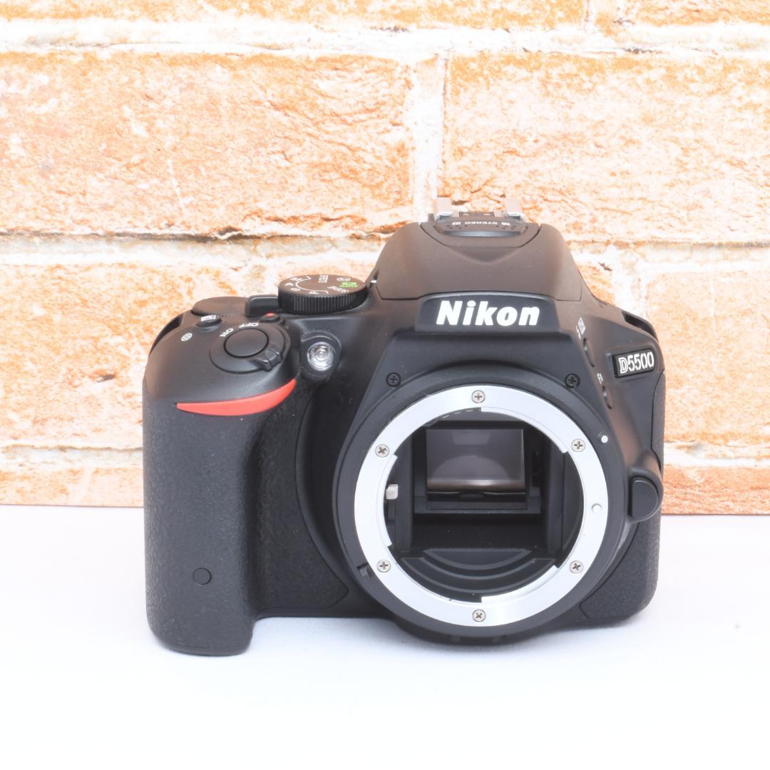 美品✨Nikon D5500✨Wi-Fi機能つき✨遠くも撮れる望遠レンズ