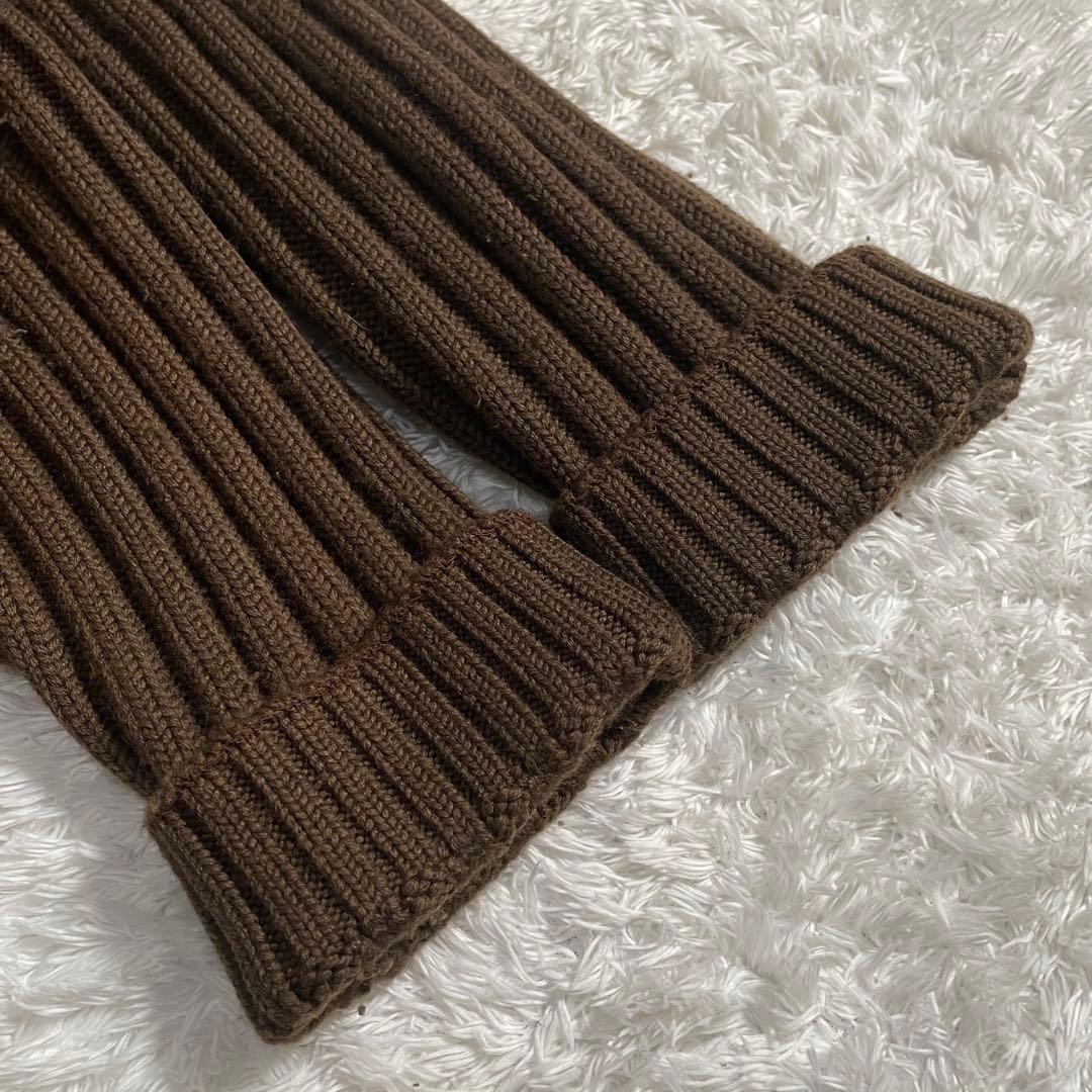 ブルックスブラザーズ ラムレザージャケット スウェード ニット 異素材切り替え