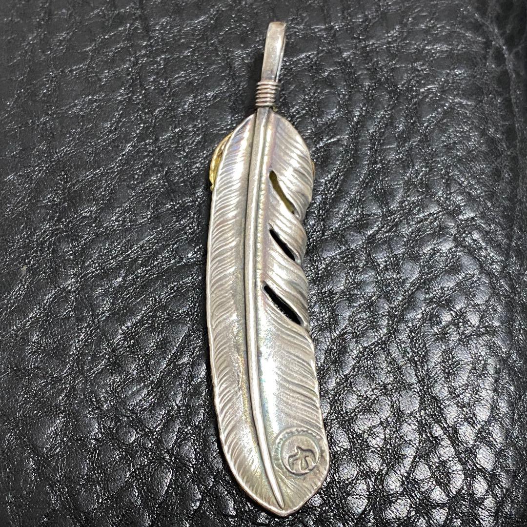 ゴローズ 上金特大フェザー goro's OLD 右向き sv 18k