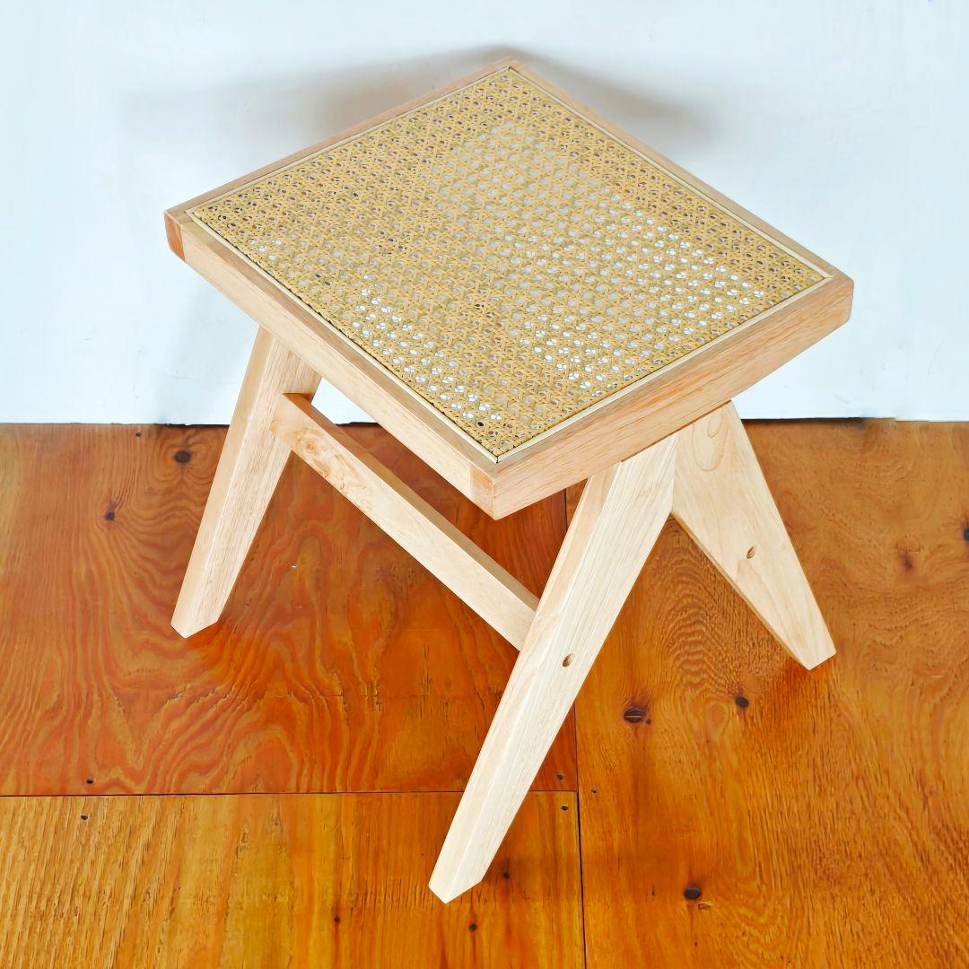 ピエールジャンヌレ　スツール　ベンチ　リプロダクト　ナチュラル