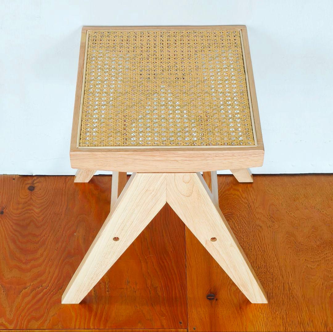 ピエールジャンヌレ　スツール　ベンチ　リプロダクト　ナチュラル